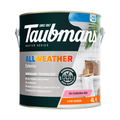 Taubmans 4L Hi-C Red Water Based Acrylic Low Sheen All Weather Exterior Paint UV and Waterproof