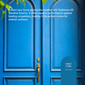 Taubmans 4L Hi-C Blue Water Based Acrylic Low Sheen All Weather Exterior Paint UV and Waterproof