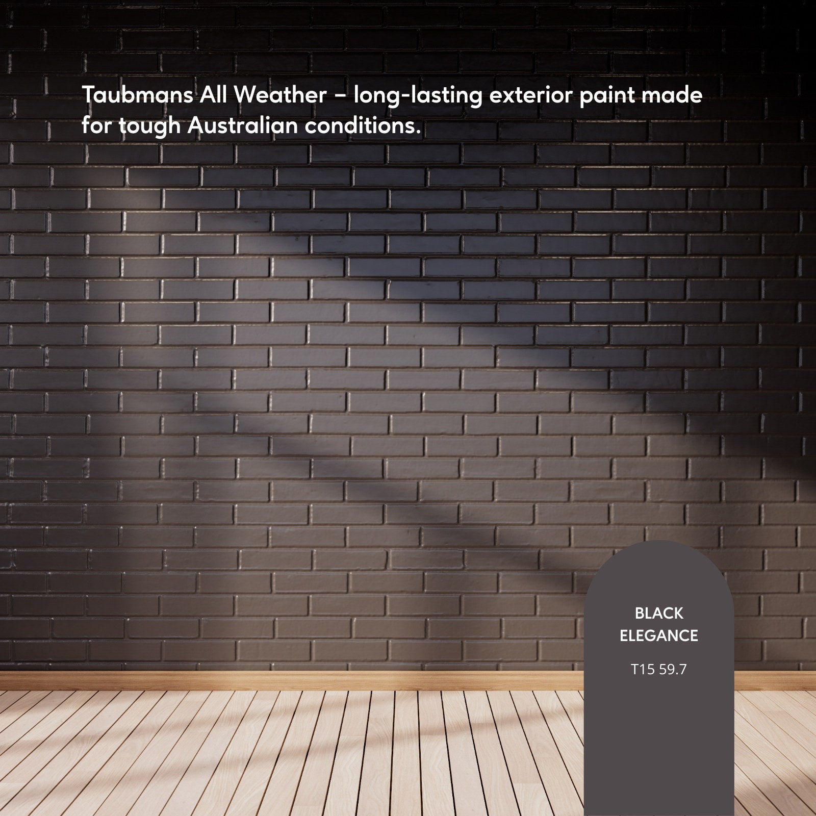 Taubmans 4L Dark Water Based Acrylic Semi-Gloss All Weather Exterior Paint UV Resistant Waterproof