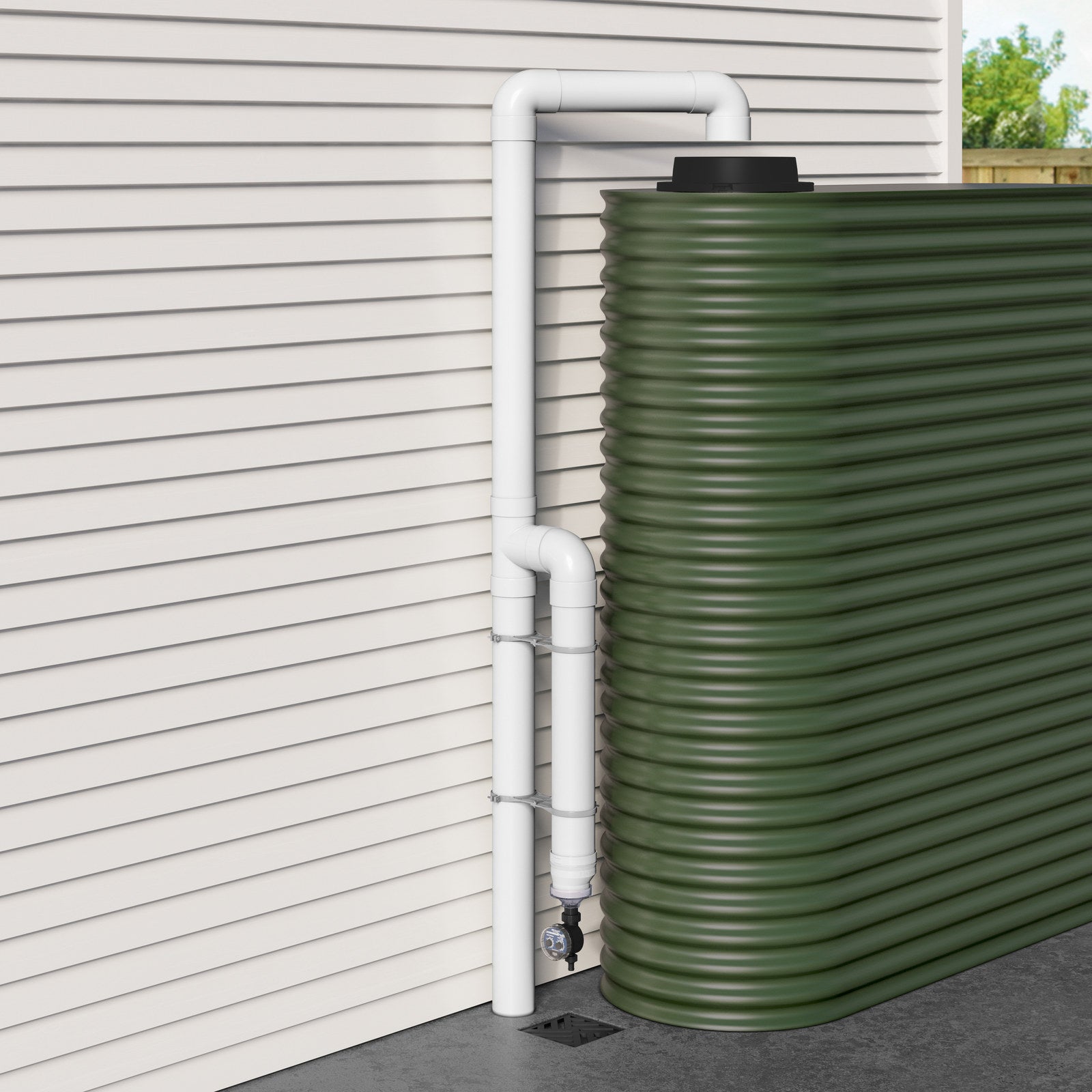 Rain Harvesting First Flush Advanced Release UPVC Valve
