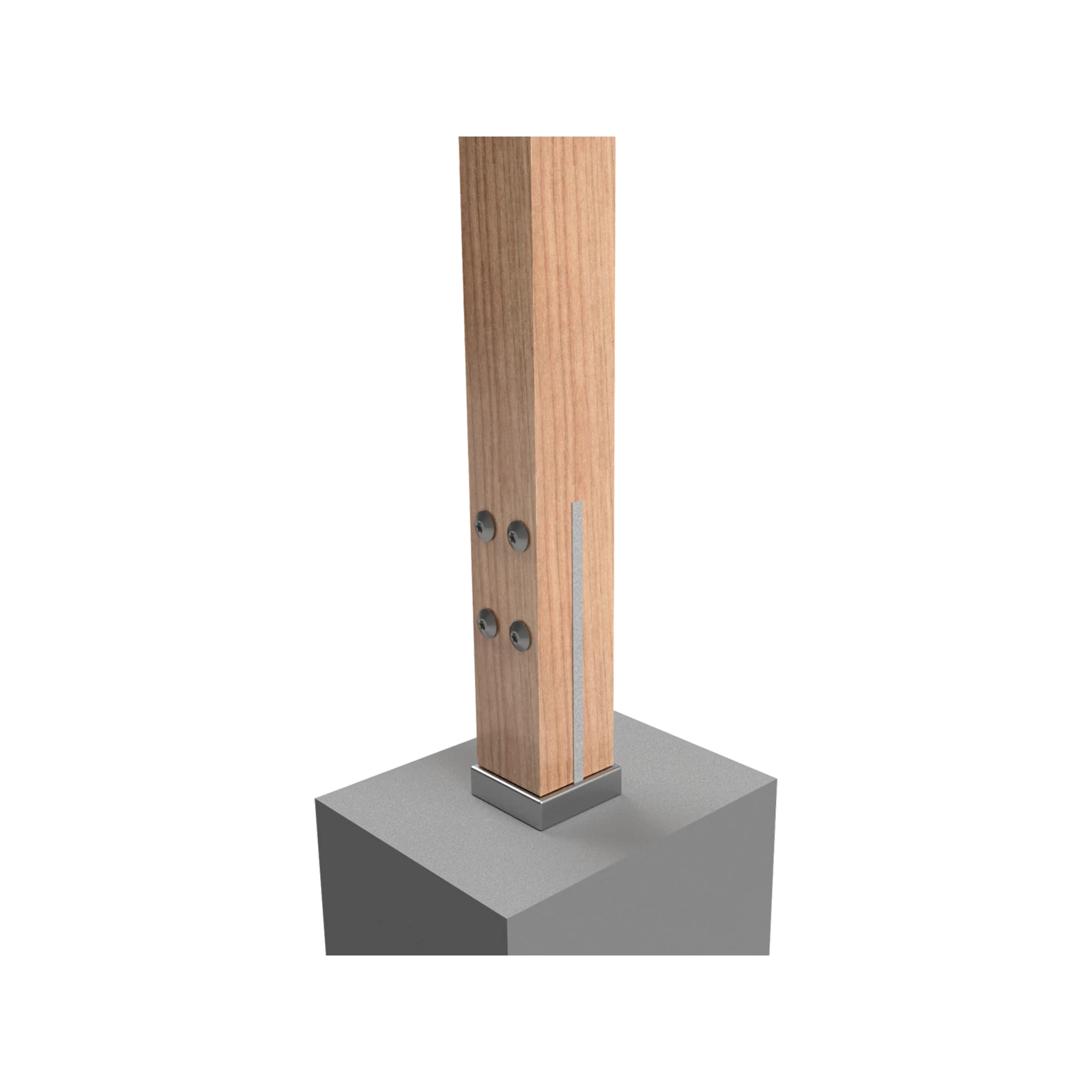 VUEPRO 120 x 120 x 30mm Stainless Steel T-Blade Concealing Cap