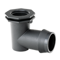 K-Rain 25mm Barbed Elbow x 15mm BSP Female - 5 Pack Polypropylene