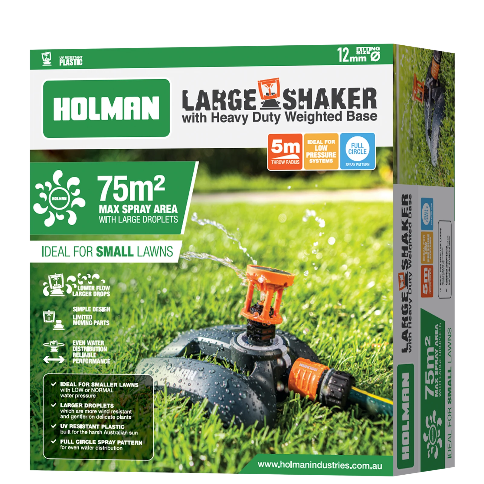 Holman Large Shaker Head Sprinkler on Heavy Duty Weighted Base