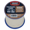 Grunt 4mm x 50m Macrame Cotton Cord White