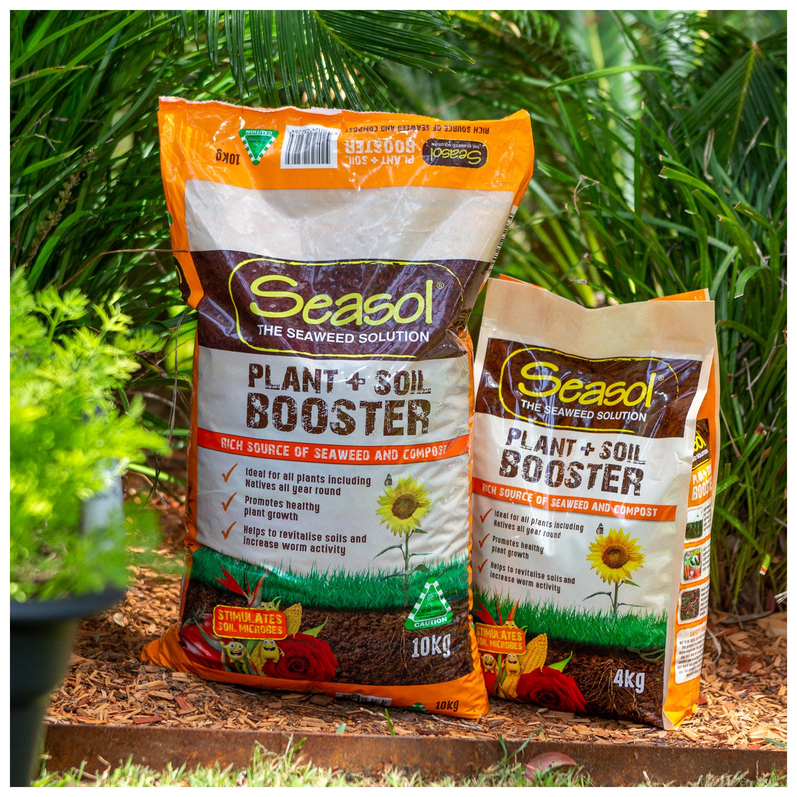 Seasol Plant + Soil Booster 4kg Granular Time-Release Fertiliser