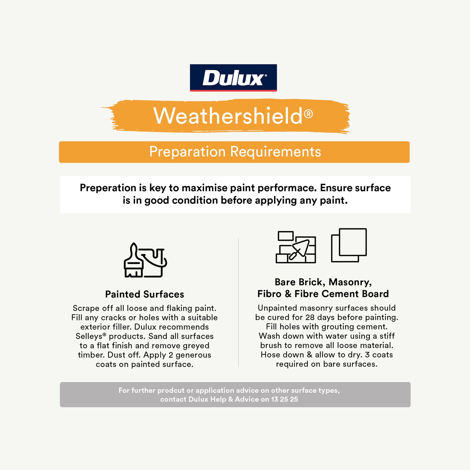 Dulux Weathershield 1L Orange Low Sheen Exterior Paint