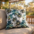 Mojo 45cm L.A. Palm White Polyester Cushion Cover