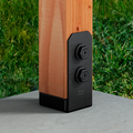 Simpson Strong-Tie 90 x 90mm Carbon Steel Outdoor Accents Post Base