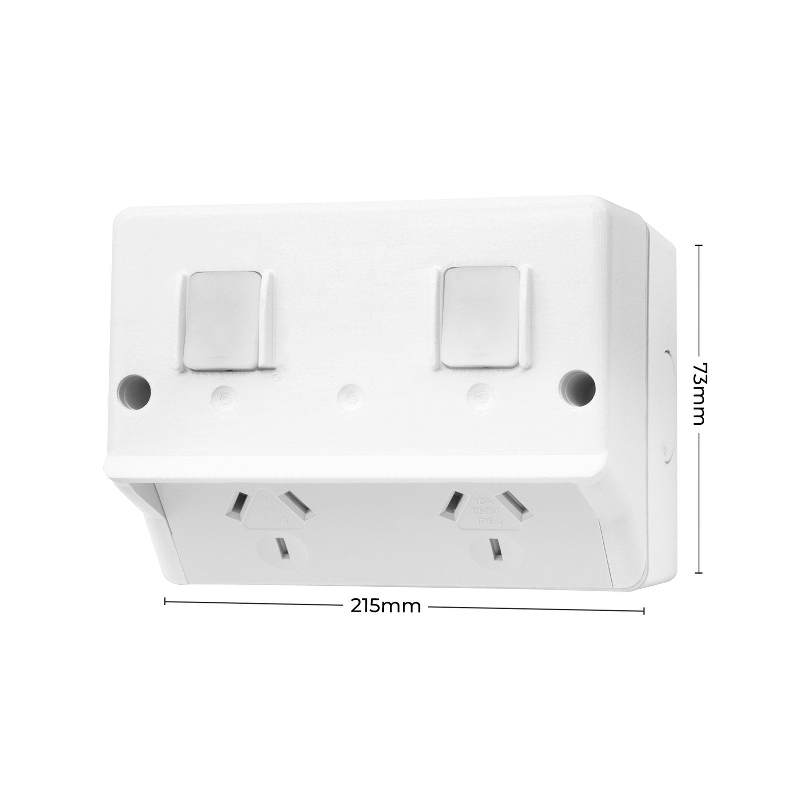 DETA Grid Connect Smart Outdoor Double Powerpoint 10A IP54 (6294HA)