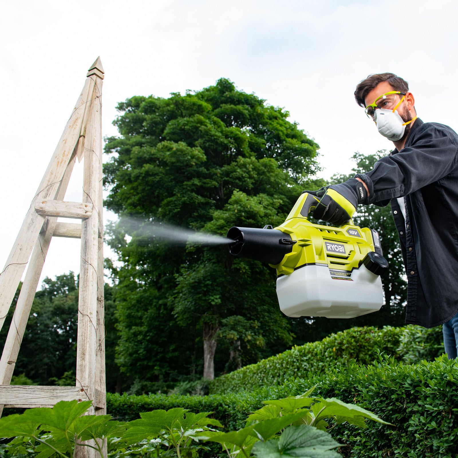 Ryobi 18V ONE+ Multi-Purpose Mister and Fogger Green Skin Only OFG1800