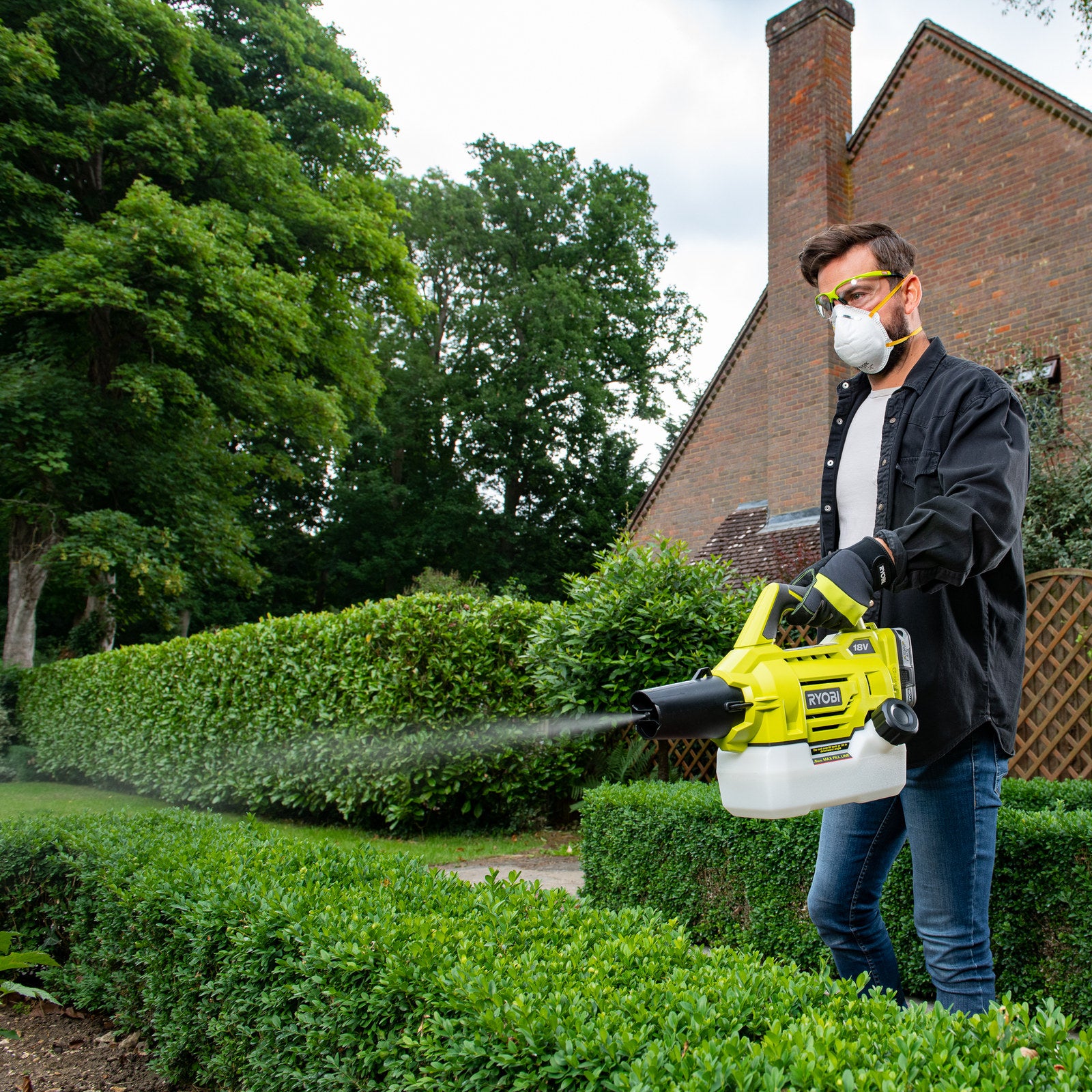 Ryobi 18V ONE+ Multi-Purpose Mister and Fogger Green Skin Only OFG1800