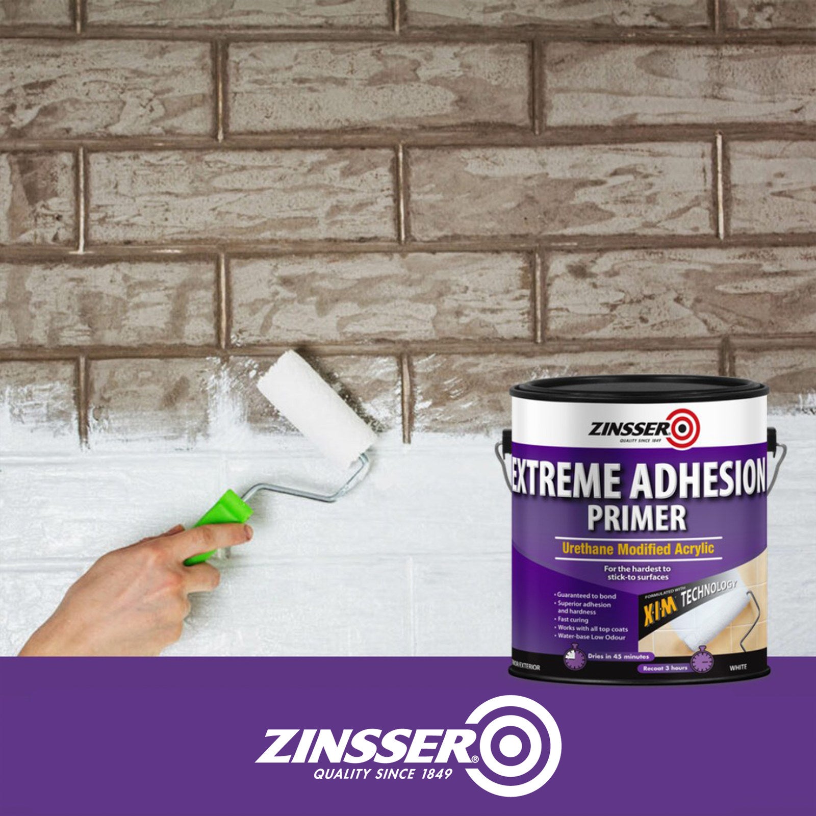 Zinsser Extreme Adhesion Primer White 3.78L Tintable