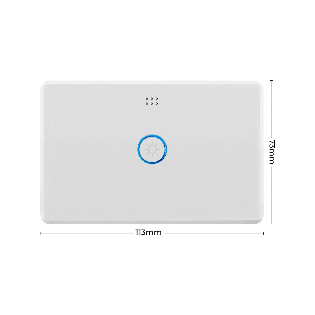 Deta 240V White Grid Connect Smart Touch Single Dimmer 6910HA