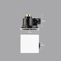 Mercator Austaline 240mm White DIY Square Exhaust Fan 240V 28W BE4000SPWH