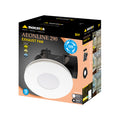 Mercator 290mm White Plug-In Round Exhaust Fan 28W Tri-Colour LED Light