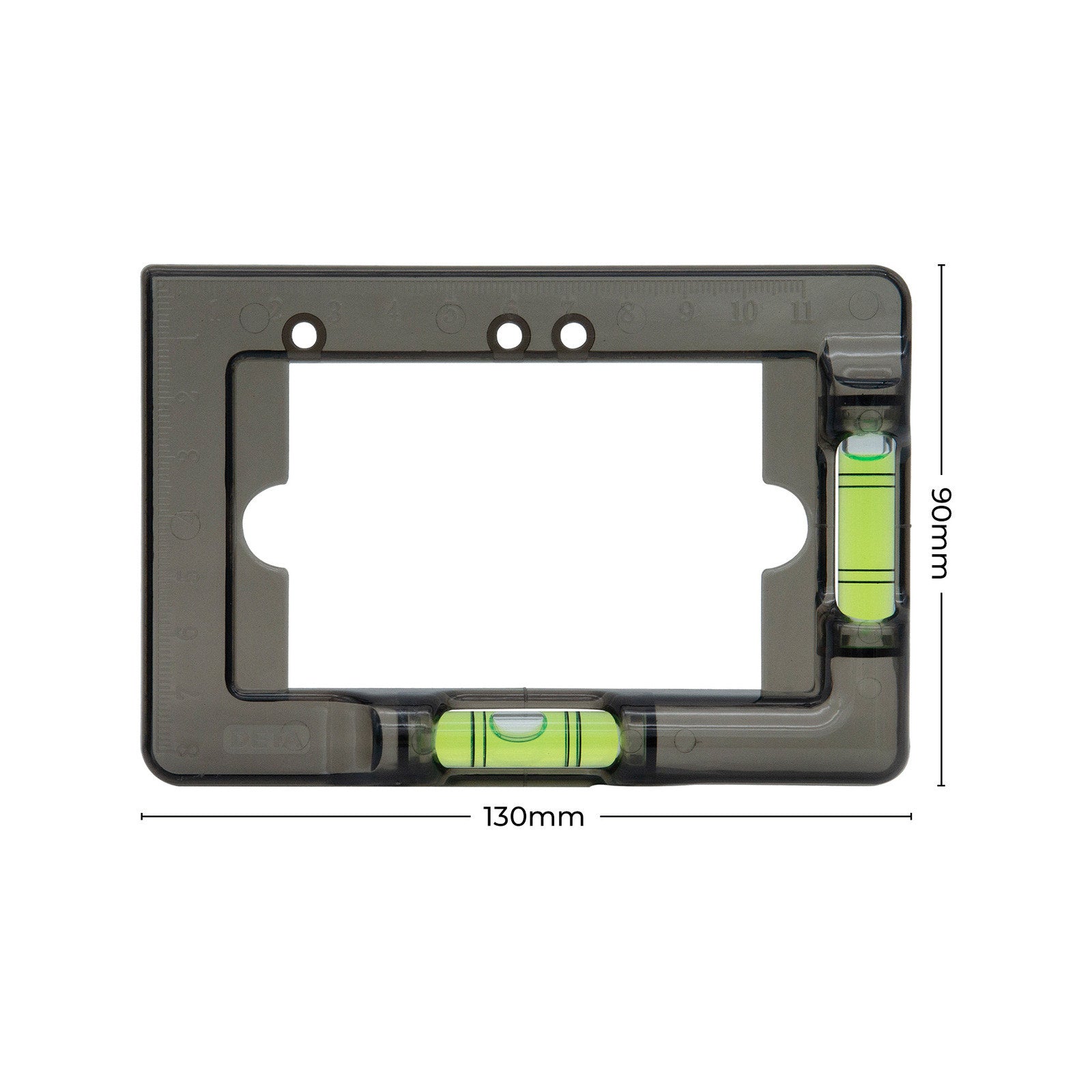 DETA Black Polycarbonate Weather Resistant Power Point Leveller
