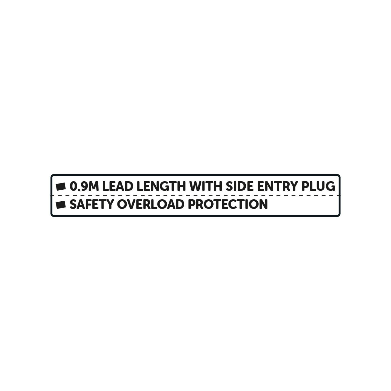 Click White 4 Outlet Surge Protection Powerboard 2400W CLKPB4-S