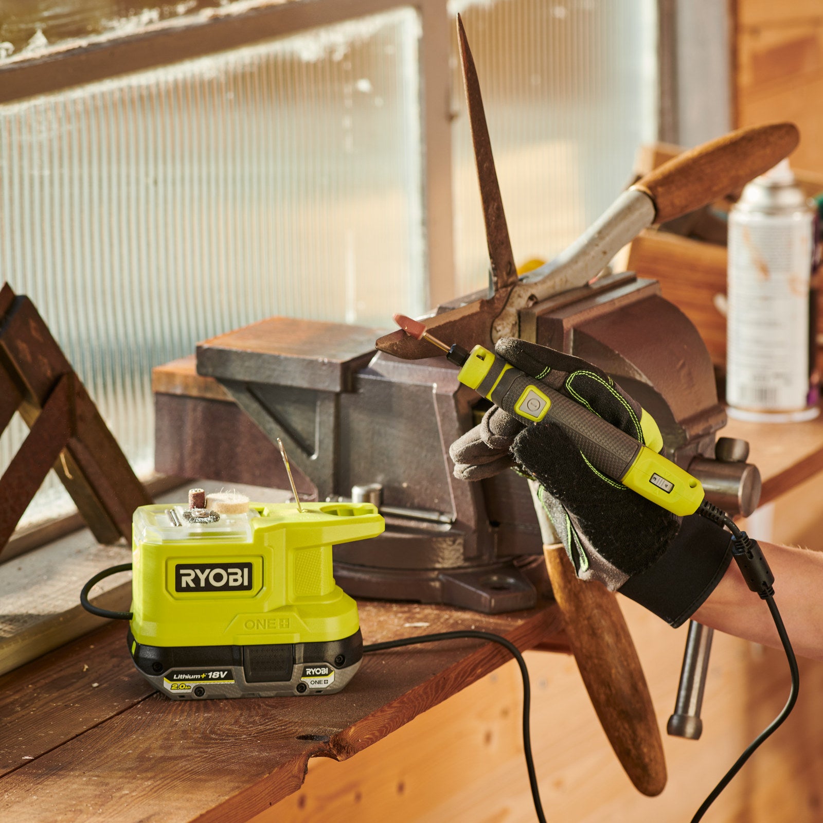 Ryobi 18V ONE+ Precision Rotary Tool Skin Only RRT18