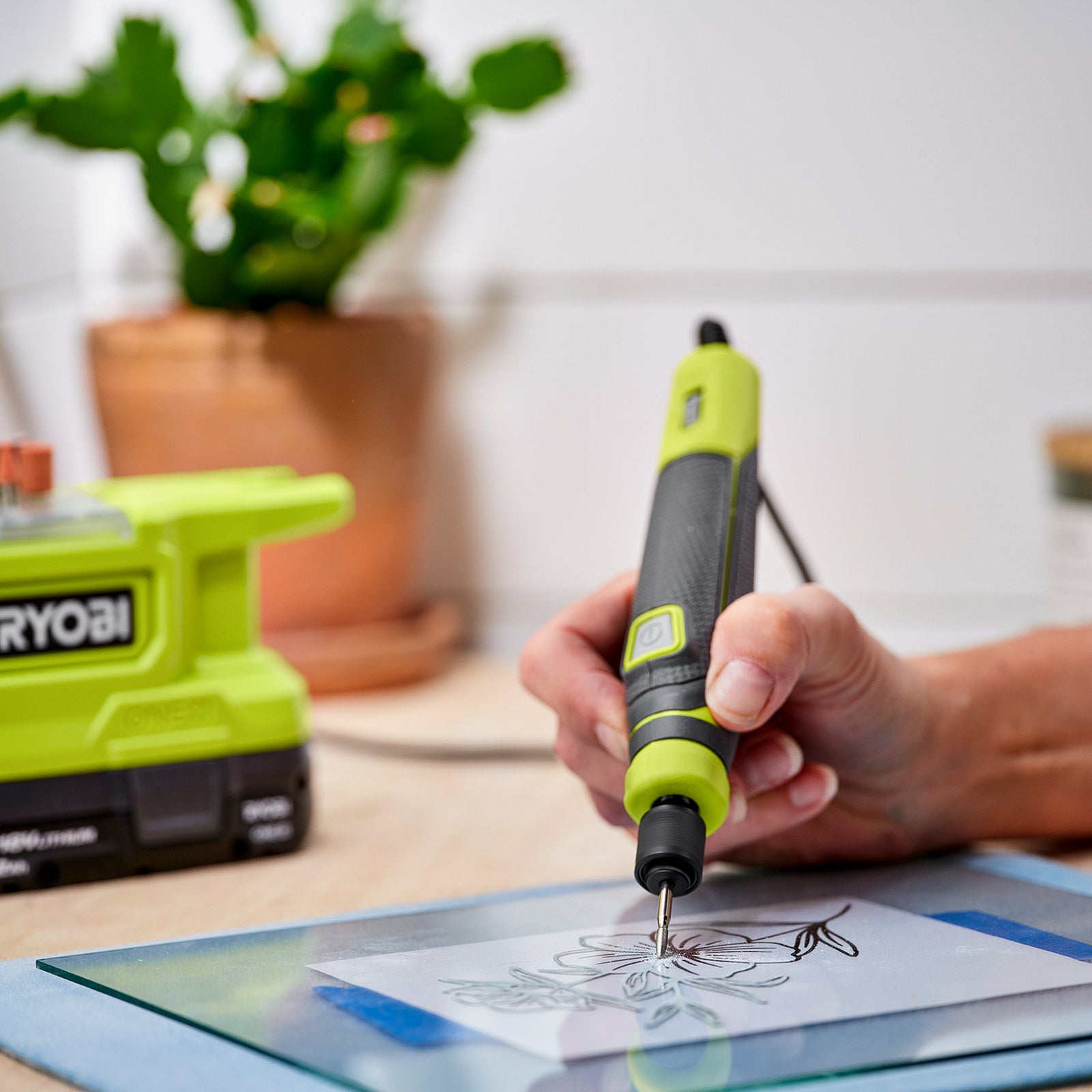 Ryobi 18V ONE+ Precision Rotary Tool Skin Only RRT18