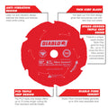 Diablo 254mm 6T PCD Fibre Cement Circular Saw Blade
