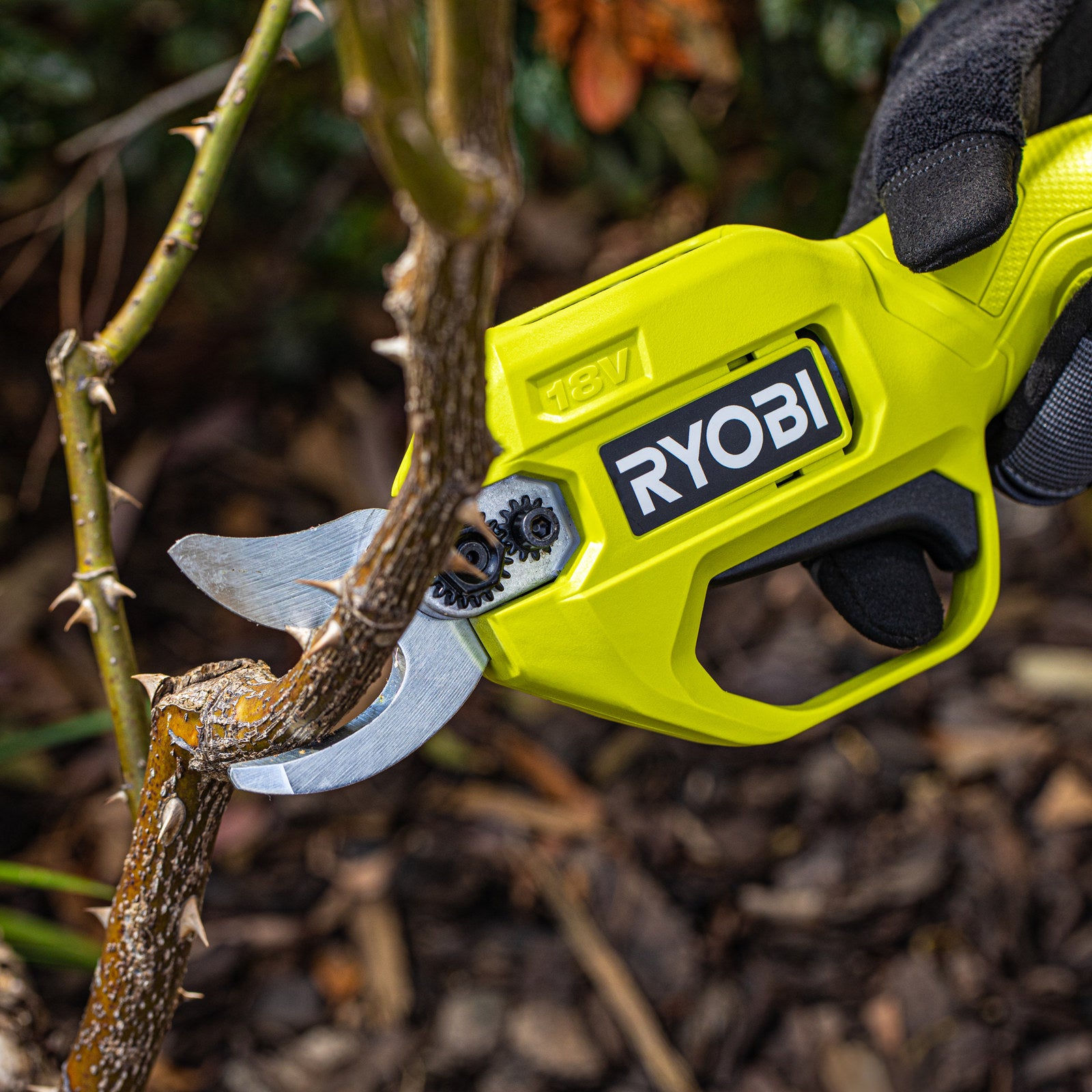 Ryobi 18V ONE+ Cordless Bypass Pruning Secateurs - Tool Only R18SEC