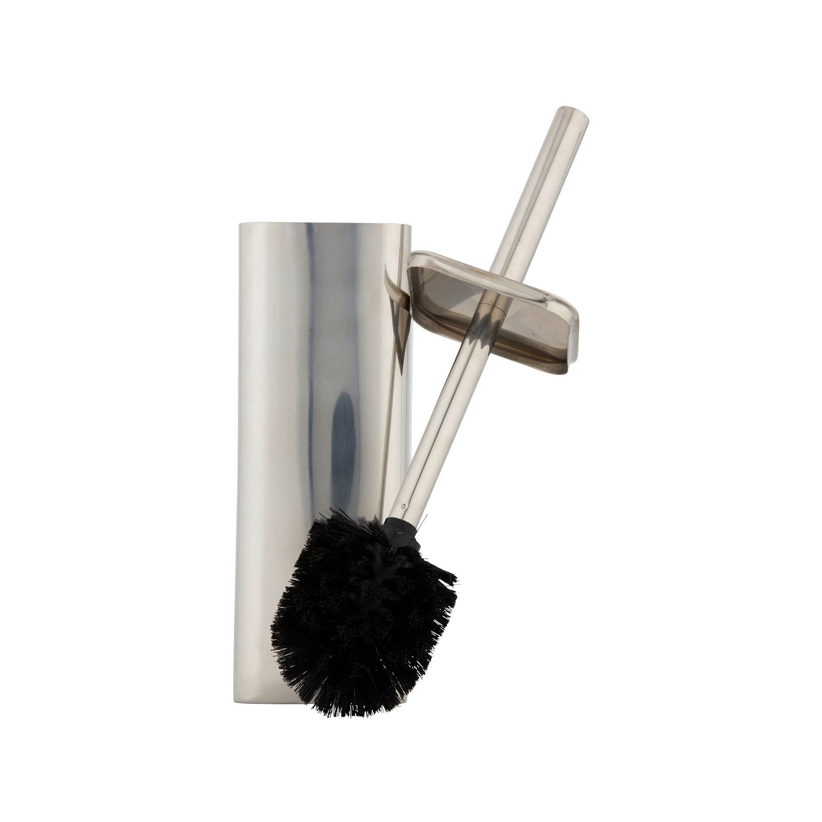 Barelli Stainless Steel Premium Square Toilet Brush & Holder