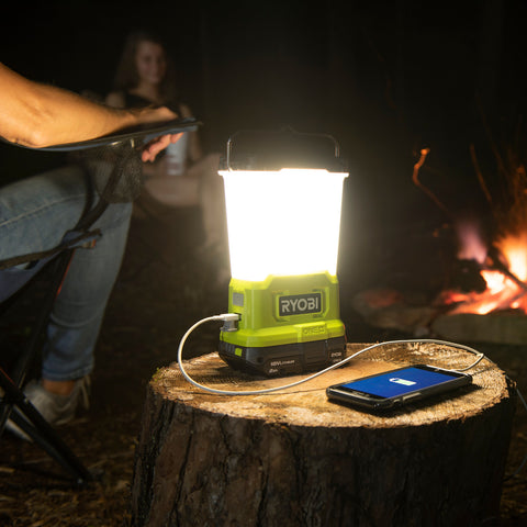 Ryobi ONE+ 18V Lantern with USB Outdoor Tool Only RLL18