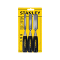 Stanley 3 Piece Wood Chisel Set 13mm 19mm 25mm