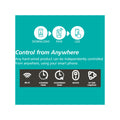 DETA Smart Grid 2 Way 2 Gang White Switch 10A 250V Indoor Outdoor 6952HA