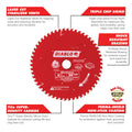 Diablo 165mm 54T Aluminium/Plastic Circular Saw Blade