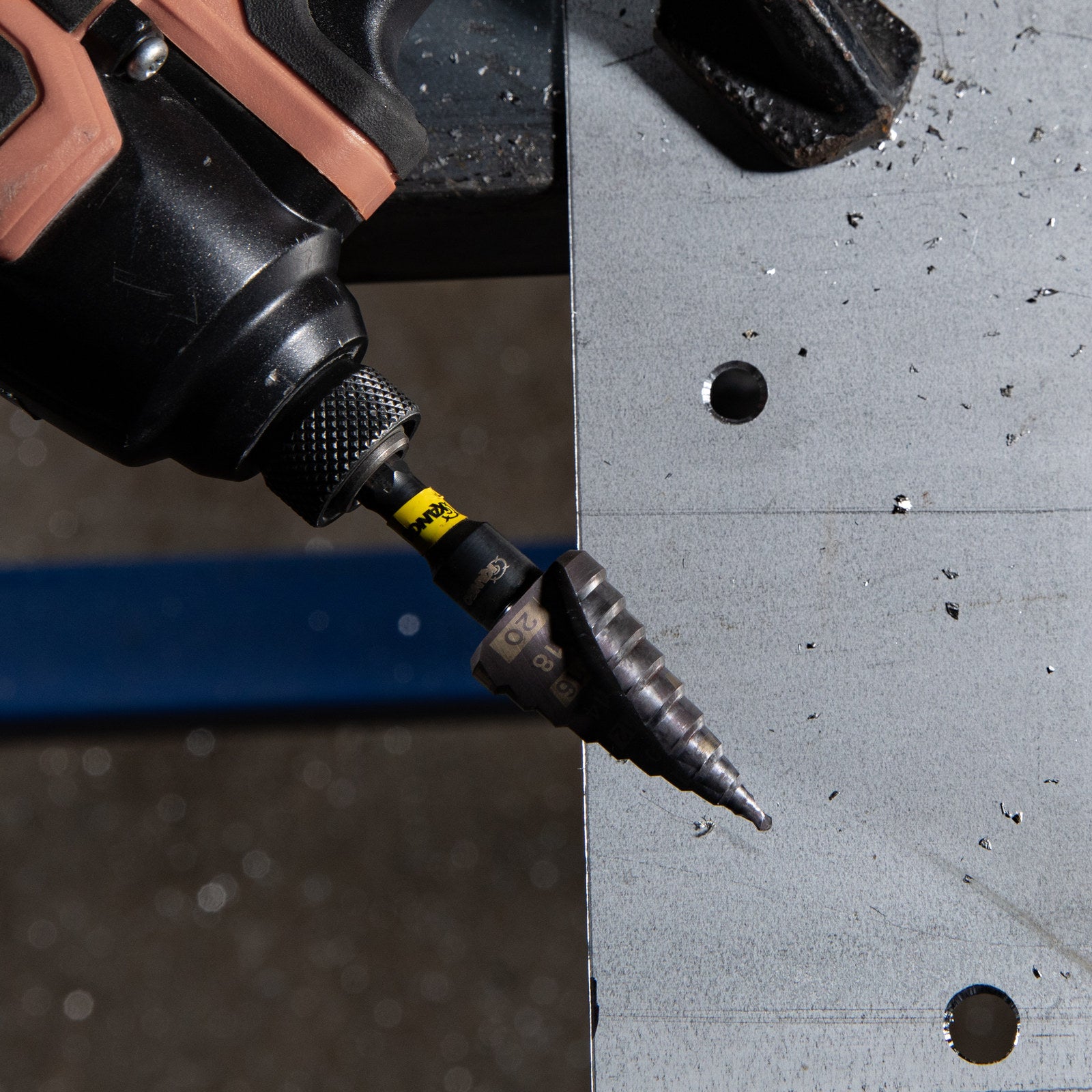 Kango 4-20mm 9-Step Hypertorque Impact Step Drill Bit