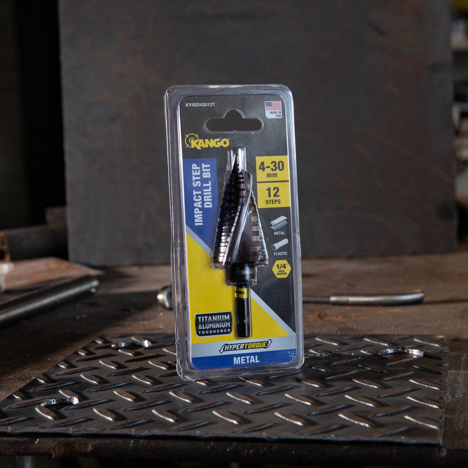 Kango 4-30mm 12-Step Hypertorque Impact Step Drill Bit