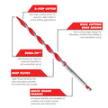 Diablo 8 x 190mm SpeeDemon Wood Auger Bit