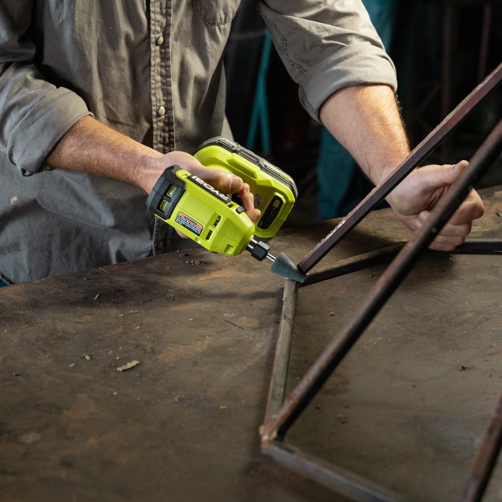 Ryobi 18V ONE+ HP Brushless Right-Angled Die Grinder Tool Only RDG18C