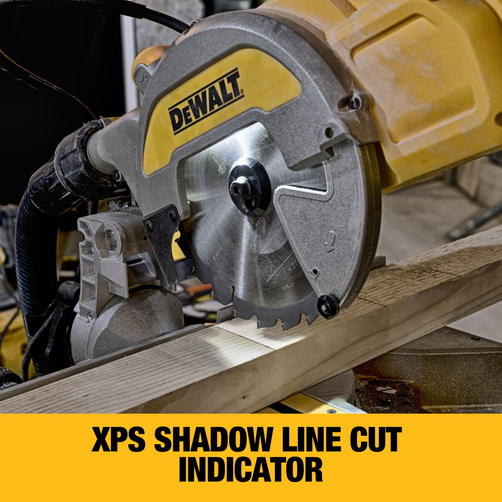 DeWALT 54V XR FLEXVOLT 216mm Cordless Mitre Saw Skin Only DCS777N-XJ