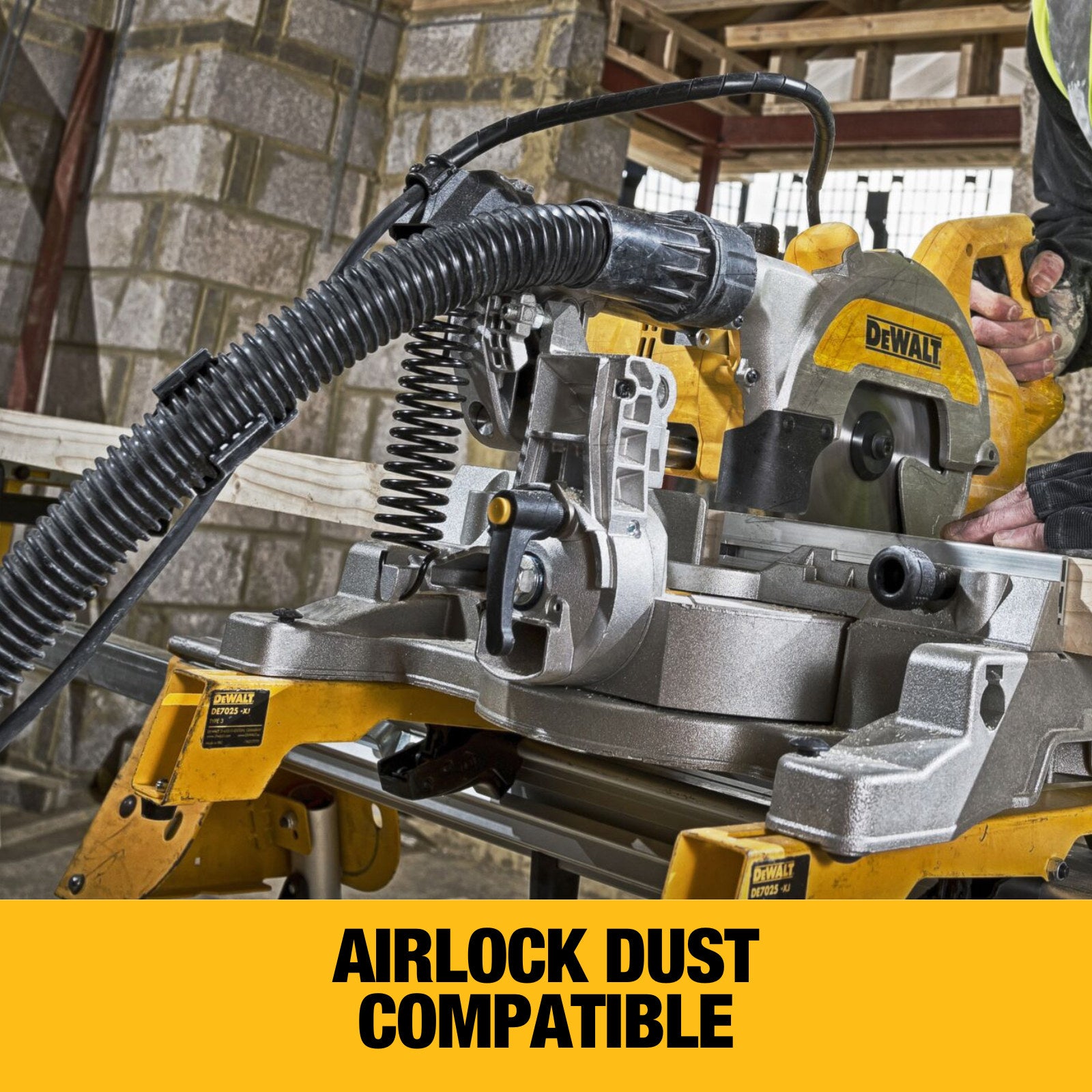 DeWALT 54V XR FLEXVOLT 216mm Cordless Mitre Saw Skin Only DCS777N-XJ