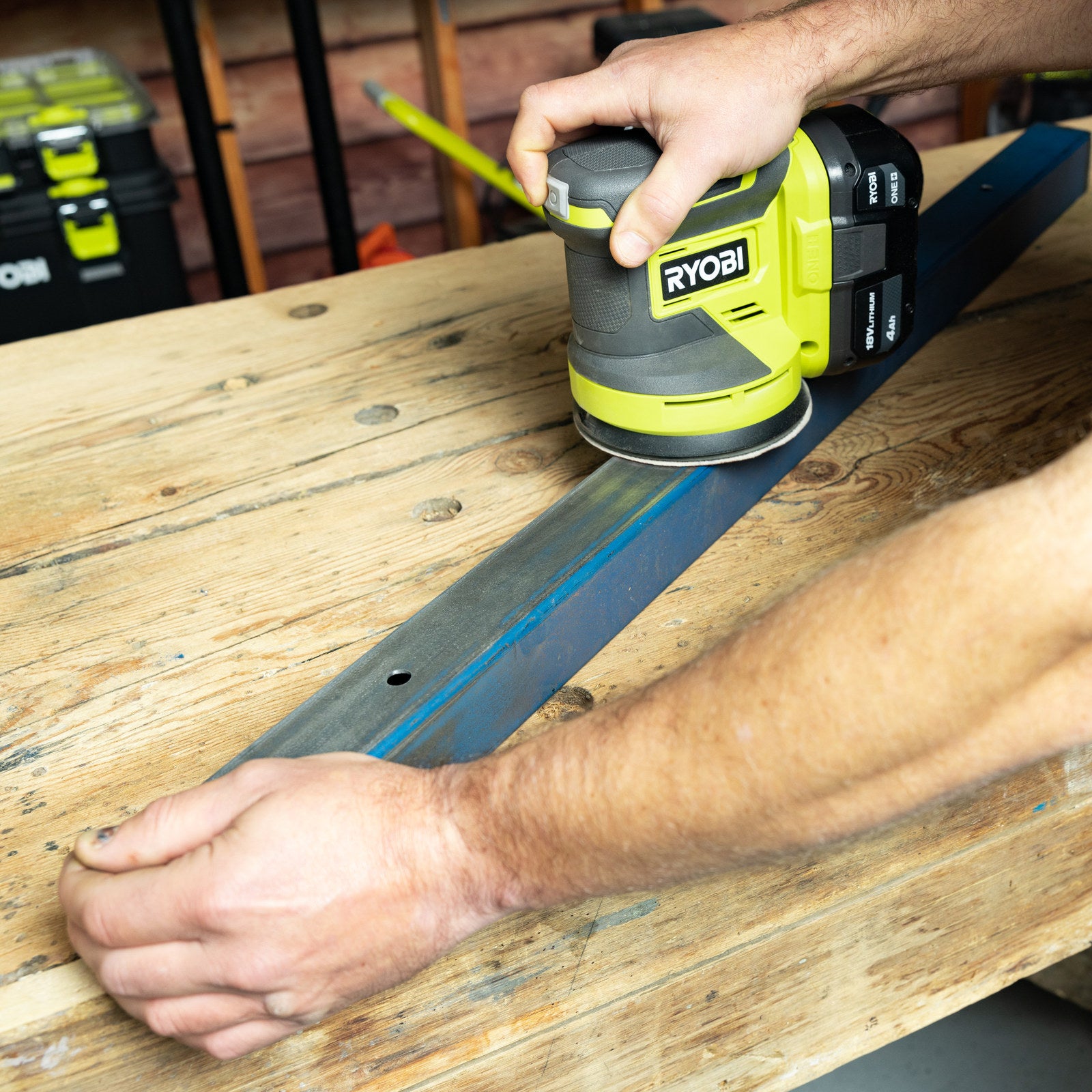 Ryobi 18V ONE+ 125mm Random Orbital Sander Tool Only RROS18