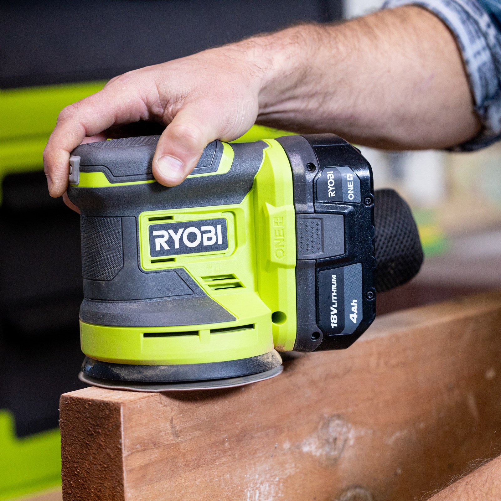 Ryobi 18V ONE+ 125mm Random Orbital Sander Tool Only RROS18