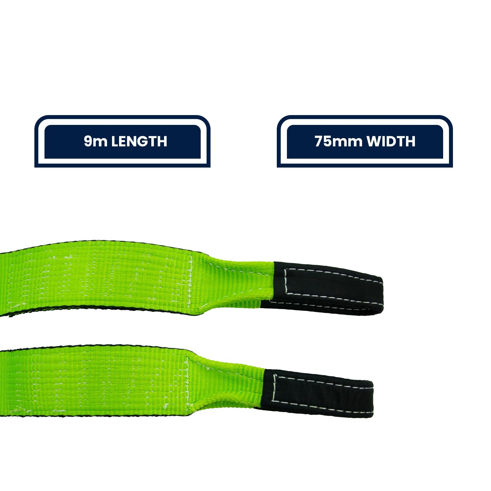 Grunt 75mm x 9m Recovery Strap