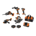 AEG 18V 4.0Ah 5 Piece Fusion Brushless Kit A18XB5B142B