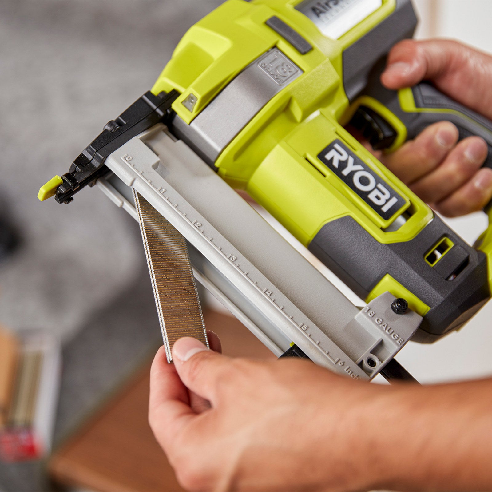 Ryobi 18V ONE+ 18GA Narrow Crown Stapler Tool Only R18GS18
