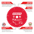 Diablo 245mm 40T General Purpose Circular Saw Blade 30mm Arbor
