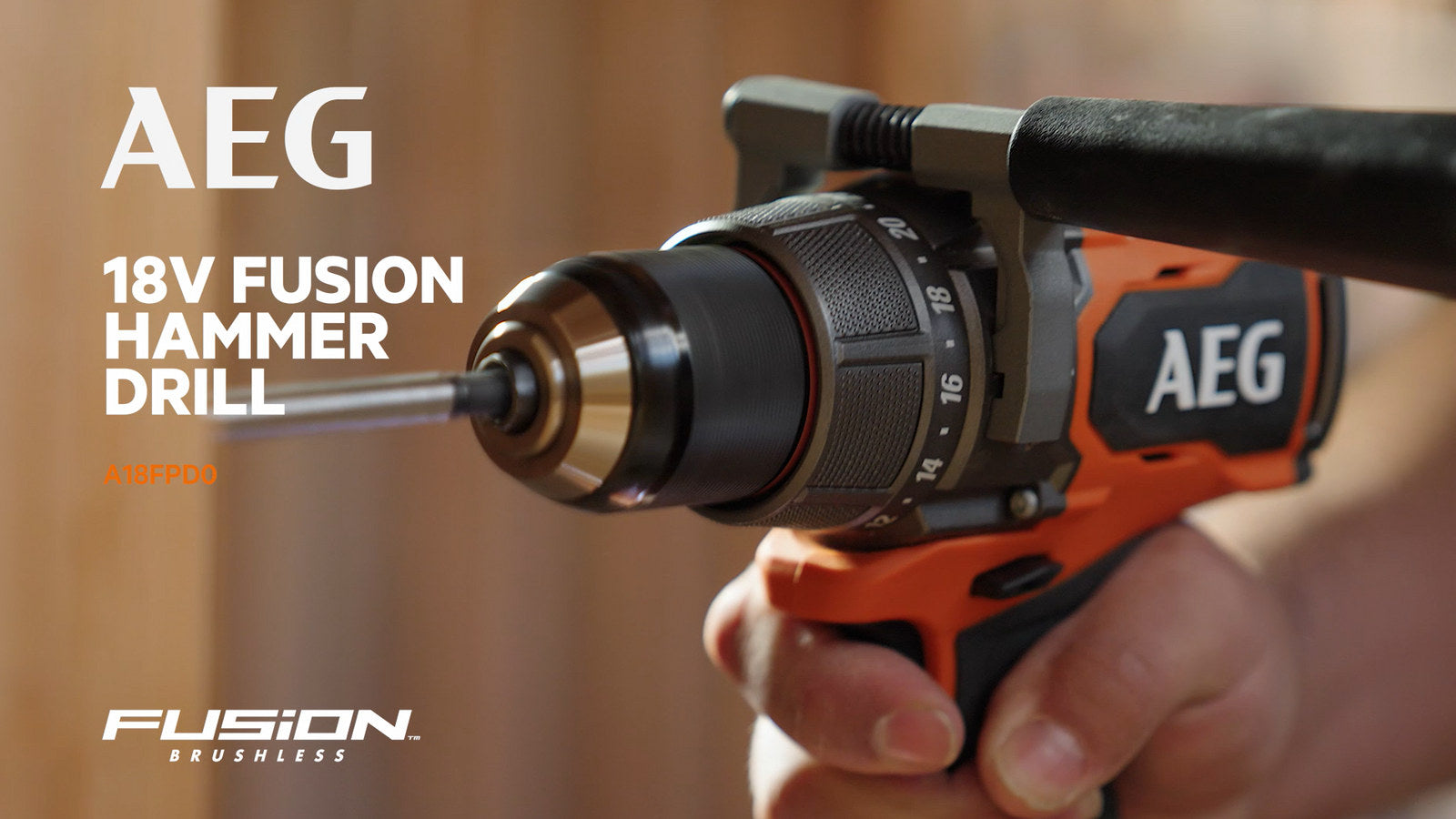 AEG 18V Fusion Brushless Hammer Drill A18FPD0 - Skin Only