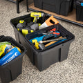 Inabox 15L Iron Black Heavy Duty Insert Tray Stackable