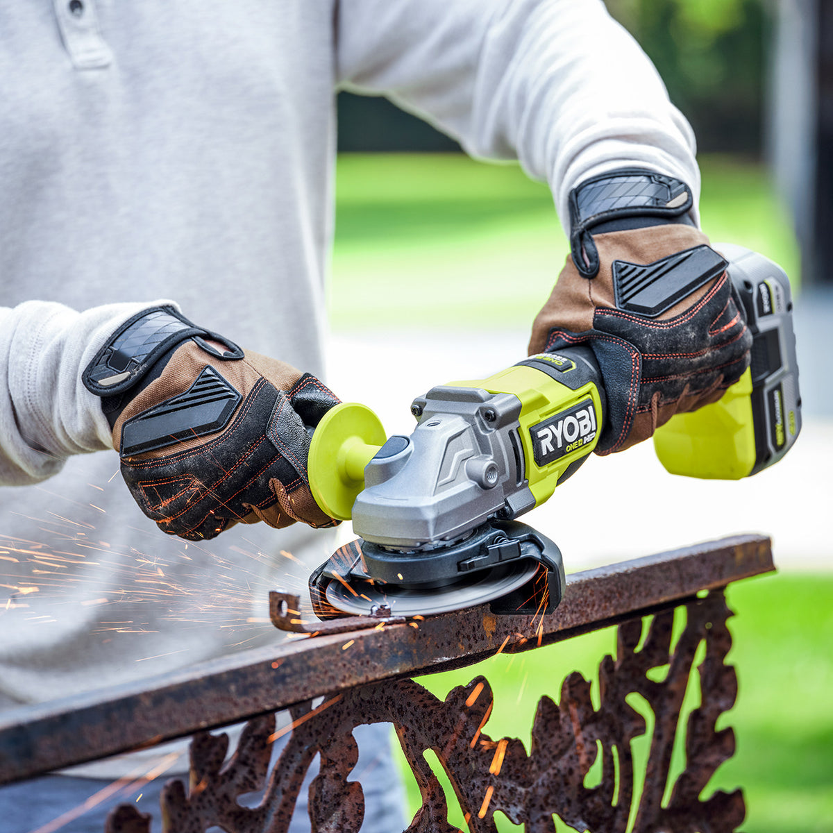 Ryobi 4 Piece 125mm Cutting and Grinding Set
