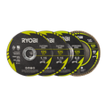Ryobi 4 Piece 125mm Cutting and Grinding Set