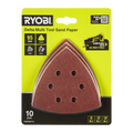 Ryobi 10 Piece 95mm Delta Multi-Tool Sanding Set 80/120/240 Grit RSP95MT10