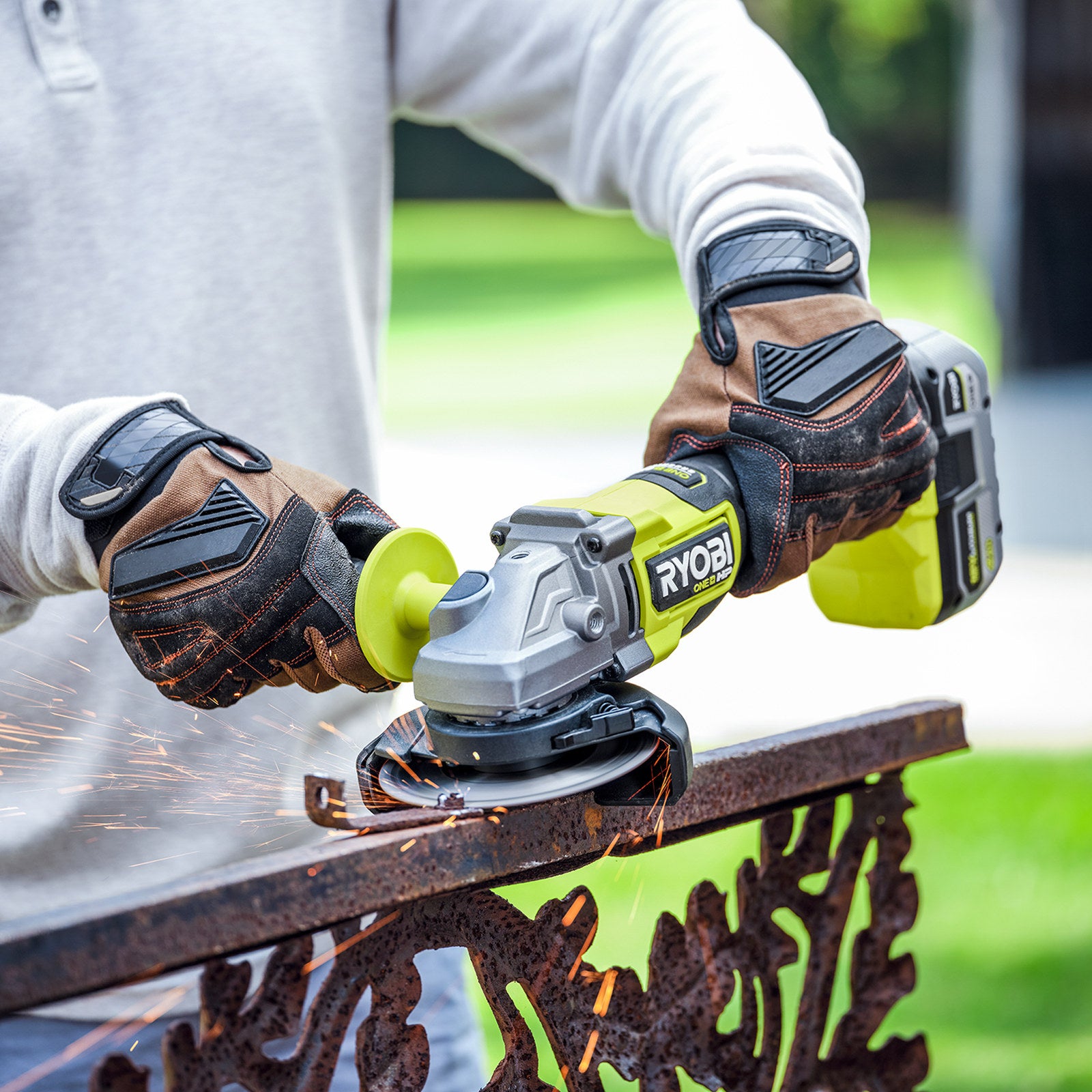 Ryobi 4 Piece 115mm Cutting and Grinding Set