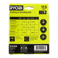 Ryobi 4 Piece 115mm Cutting and Grinding Set