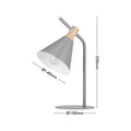 Verve Design Alston Task Lamp Silver Birch 60W E14 ATL004SB